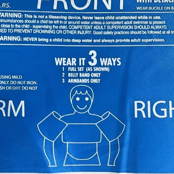 PJ masks 3 piece swim float with detachable arm bands - Picture 6 of 6